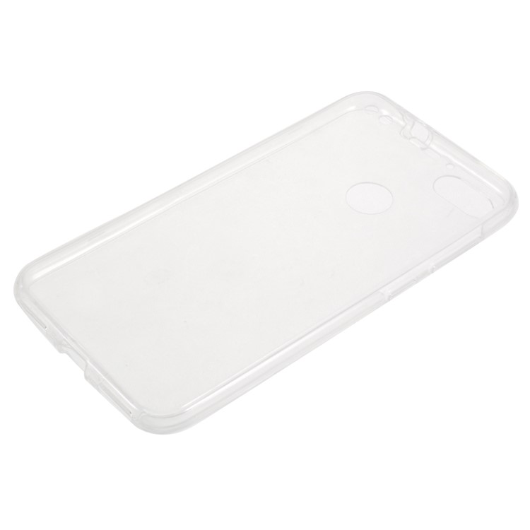 2-in-1 Front + Back Touchable TPU Cover for Huawei P9 lite mini/Y6 Pro (2017)/ Enjoy 7 - White-2