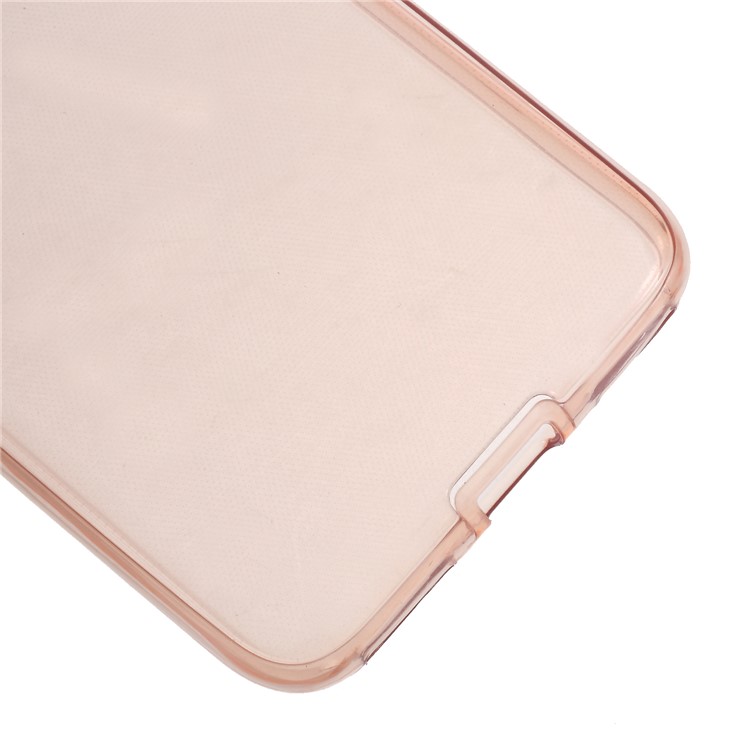 2-in-1 Front + Back Touchable TPU Phone Case for Huawei P9 lite mini/Y6 Pro (2017)/ Enjoy 7 - Pink-4