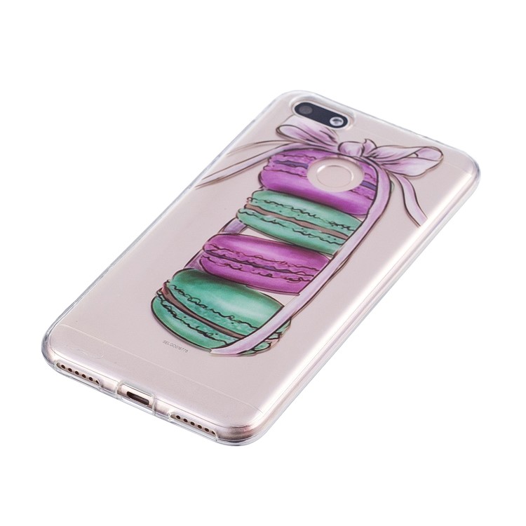 Clear IMD TPU Gel Mobile Phone Case for Huawei P9 lite mini/Y6 Pro (2017)/Enjoy 7 - Macaroons-4
