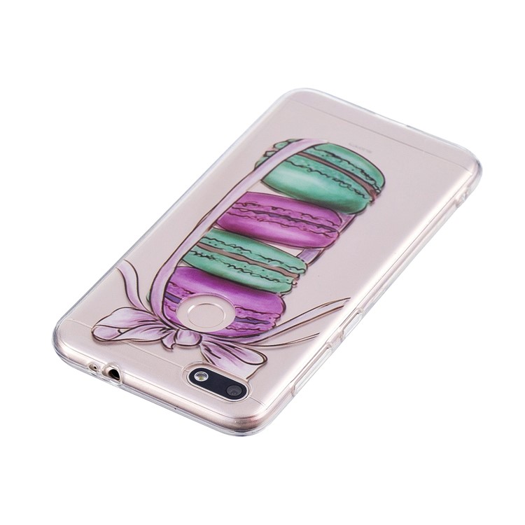 Clear IMD TPU Gel Mobile Phone Case for Huawei P9 lite mini/Y6 Pro (2017)/Enjoy 7 - Macaroons-5
