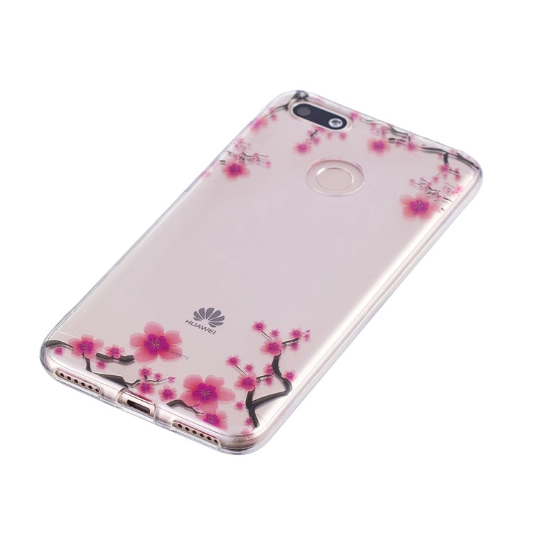 Clear IMD Soft TPU Gel Back Cell Phone Case for Huawei P9 lite mini/Y6 Pro (2017)/Enjoy 7 - Wintersweet-4