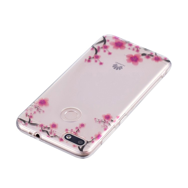 Clear IMD Soft TPU Gel Back Cell Phone Case for Huawei P9 lite mini/Y6 Pro (2017)/Enjoy 7 - Wintersweet-5