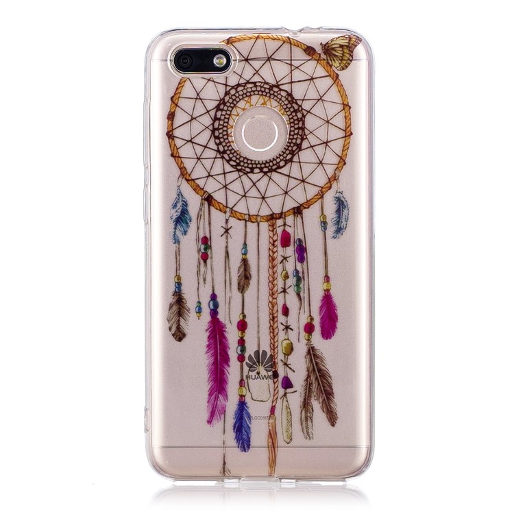 Clear IMD TPU Soft Gel Back Mobile Phone Cover for Huawei P9 lite mini/Y6 Pro (2017)/Enjoy 7 - Dream Catcher-1