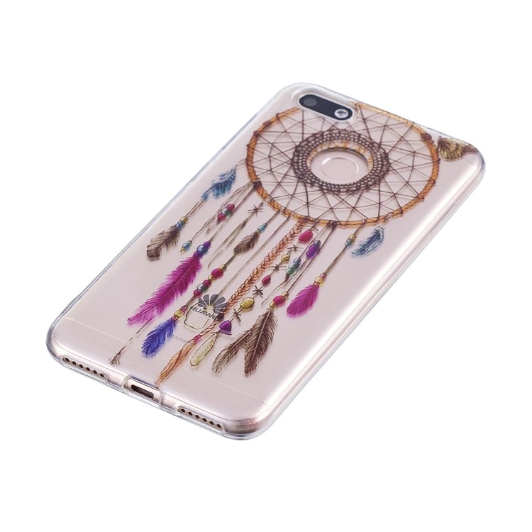 Clear IMD TPU Soft Gel Back Mobile Phone Cover for Huawei P9 lite mini/Y6 Pro (2017)/Enjoy 7 - Dream Catcher-4