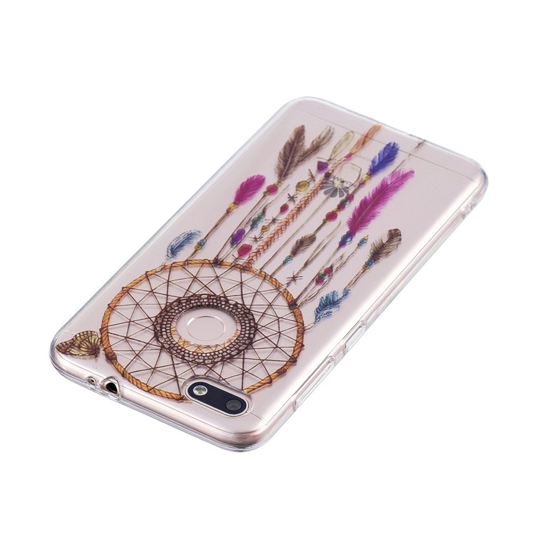 Clear IMD TPU Soft Gel Back Mobile Phone Cover for Huawei P9 lite mini/Y6 Pro (2017)/Enjoy 7 - Dream Catcher-5