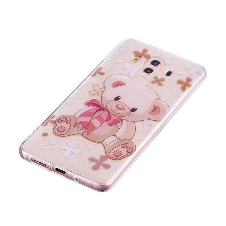 Pattern Printing IMD Soft TPU Phone Case for Huawei Mate 10 Pro - Cute Bear-4