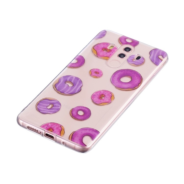 Pattern Printing IMD Soft TPU Phone Cover for Huawei Mate 10 Pro - Doughnuts-4