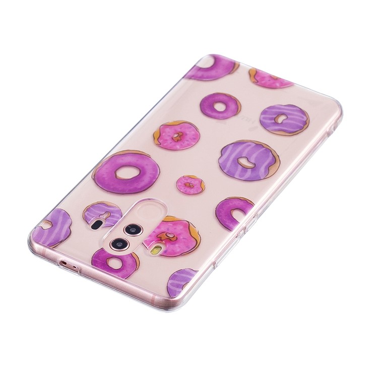 Pattern Printing IMD Soft TPU Phone Cover for Huawei Mate 10 Pro - Doughnuts-5