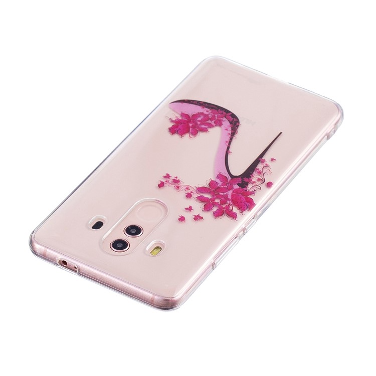 Patterned IMD Soft TPU Mobile Case for Huawei Mate 10 Pro - High Heel Shoe-5