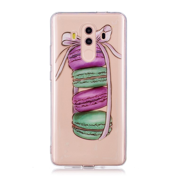 Patterned IMD Soft TPU Mobile Cover for Huawei Mate 10 Pro - Macarons-1