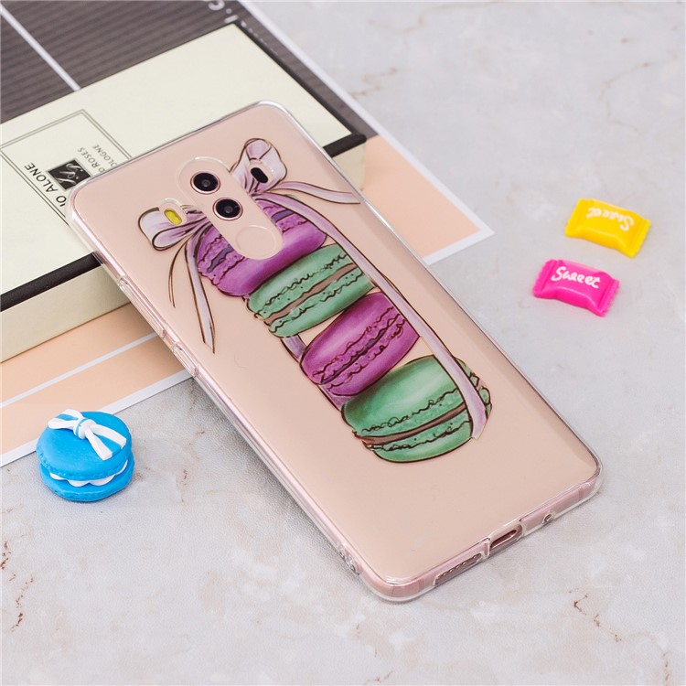 Patterned IMD Soft TPU Mobile Cover for Huawei Mate 10 Pro - Macarons-2