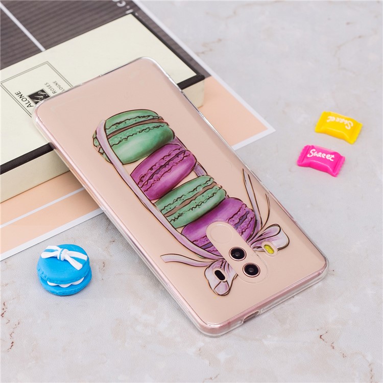 Patterned IMD Soft TPU Mobile Cover for Huawei Mate 10 Pro - Macarons-3