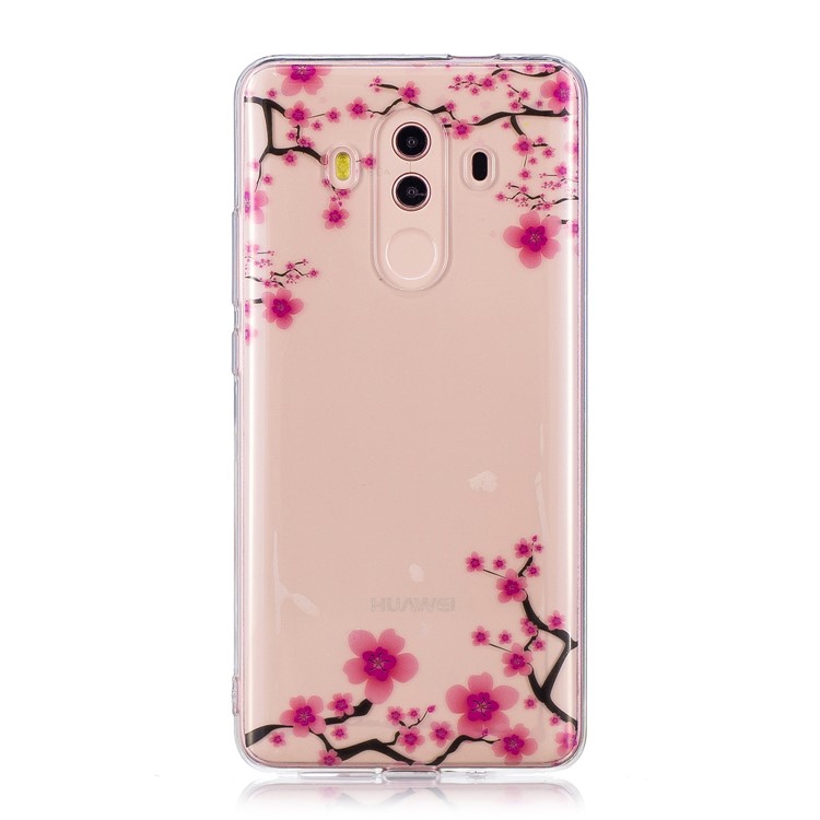 Pattern Printing IMD Soft TPU Mobile Shell for Huawei Mate 10 Pro - Wintersweet-1