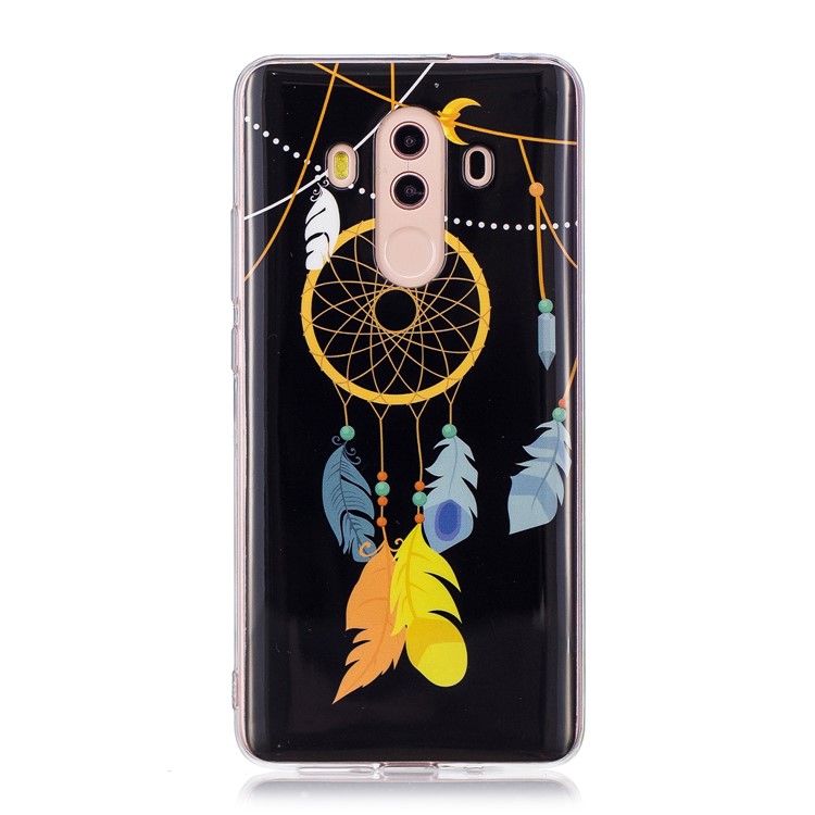Patterned Noctilucent IMD Soft TPU Gel Accessory Casing for Huawei Mate 10 Pro - Dream Catcher-1