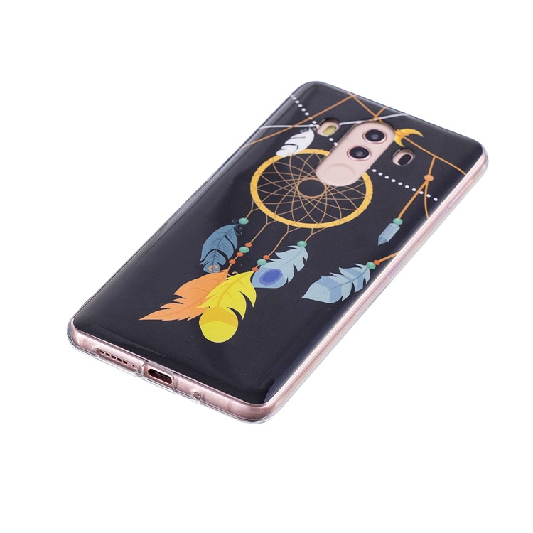 Patterned Noctilucent IMD Soft TPU Gel Accessory Casing for Huawei Mate 10 Pro - Dream Catcher-4