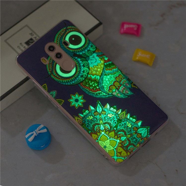 Patterned Noctilucent IMD Soft TPU Gel Mobile Phone Case for Huawei Mate 10 Pro - Sundry Patterns-6