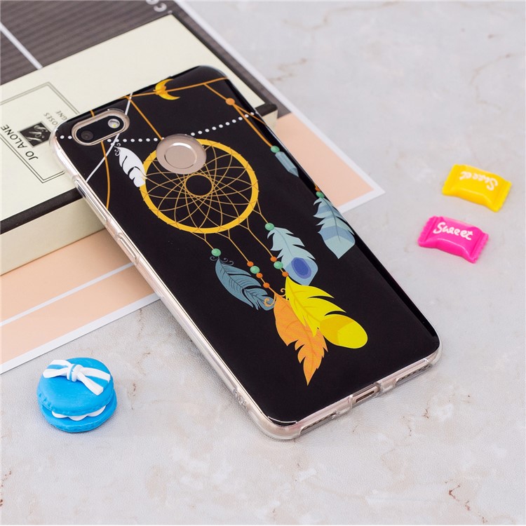 Luminous Patterned IMD TPU Back Case for Huawei P9 lite mini/Y6 Pro (2017)/Enjoy 7 - Dream Catcher-2