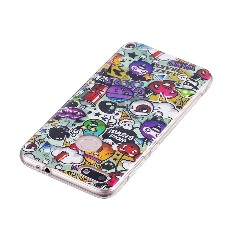 Luminous Patterned IMD TPU Back Shell for Huawei P9 lite mini/Y6 Pro (2017)/Enjoy 7 - Sundry Pattern-5