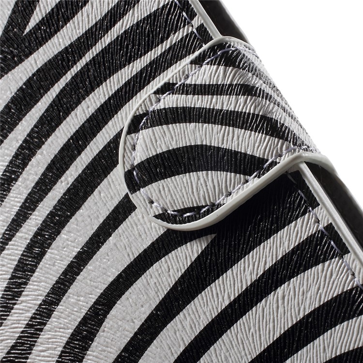 Diary Style Wallet Leather Case for Huawei Honor 4A / Y6 - Zebra Stripes-8