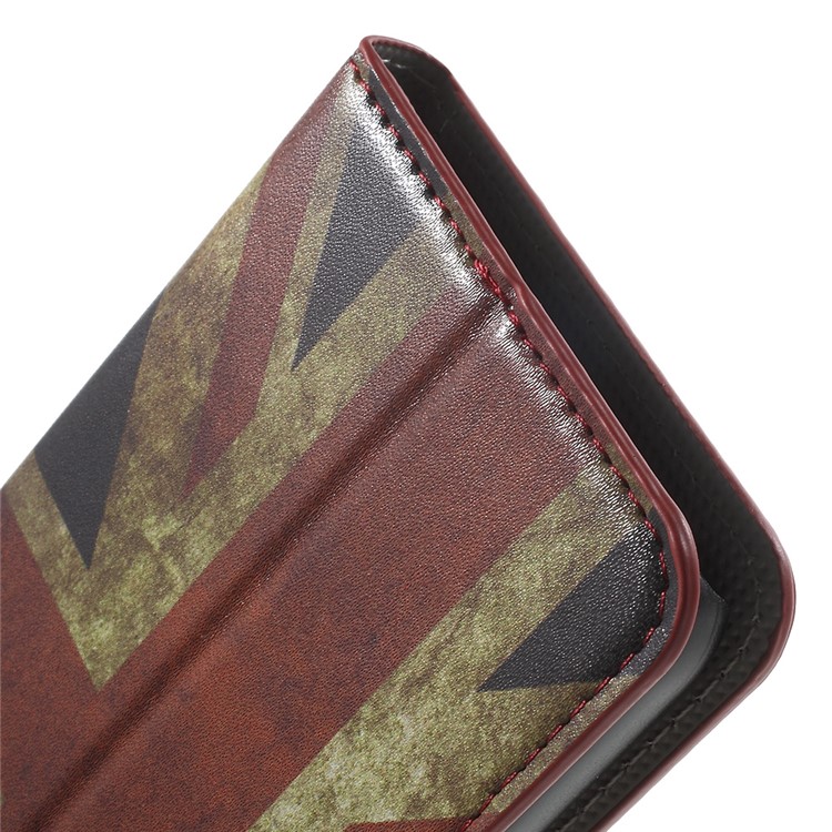 PU Leather Wallet Stand Shell for Huawei Honor 4A / Y6 - Retro UK Flag-8