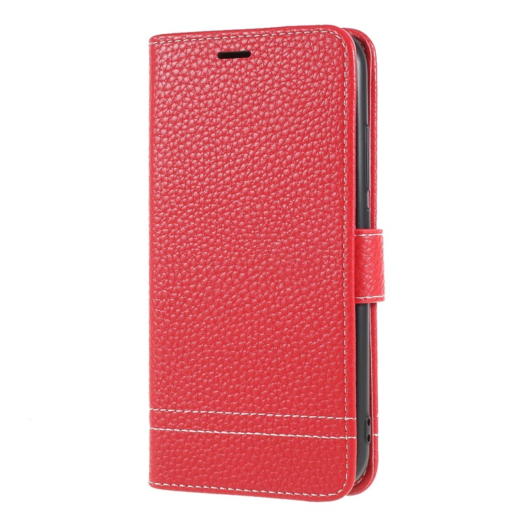 Litchi Texture Wallet Stand Leather Phone Cover for Huawei Y3 (2017) - Red-3