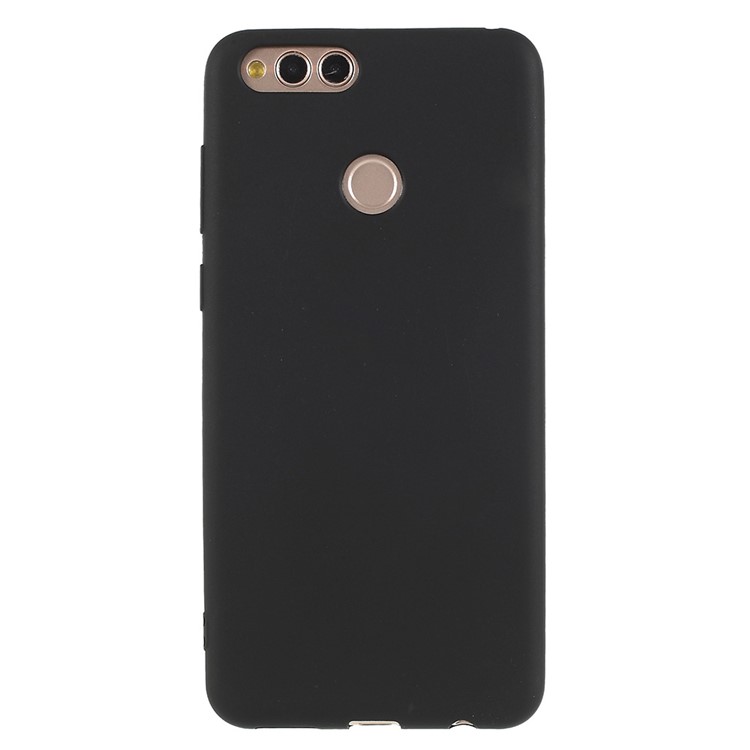 Matte TPU Phone Case for Huawei Honor 7X - Black-2