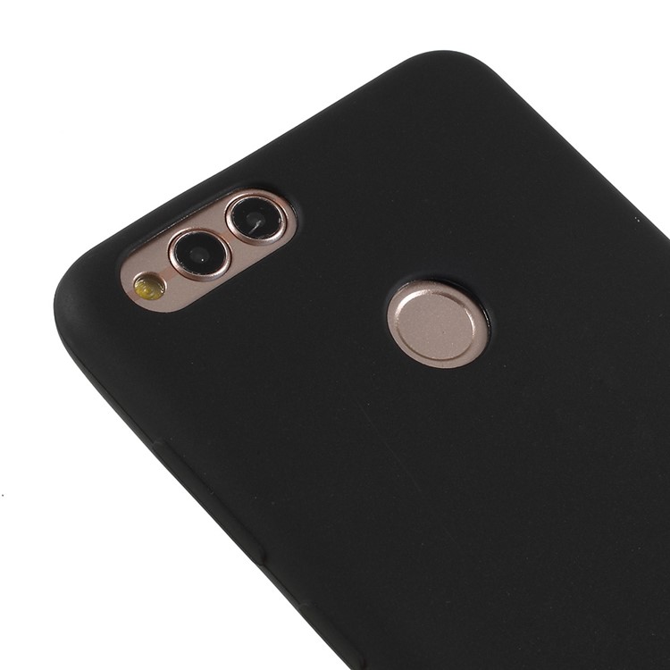 Matte TPU Phone Case for Huawei Honor 7X - Black-3