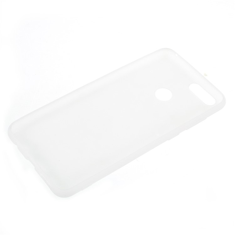 Matte TPU Cover Case for Huawei Honor 7X - White-4