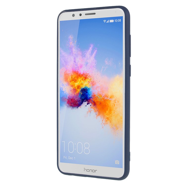 Matte TPU Protection Case for Huawei Honor 7X - Dark Blue-3
