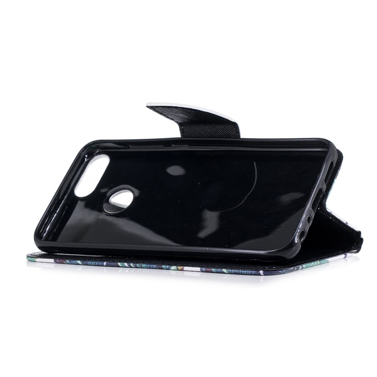 Pattern Printing PU Leather Magnetic Wallet Stand Mobile Phone Shell for Huawei Honor 9 Lite/9 Youth Edition - Black and White Animals-6