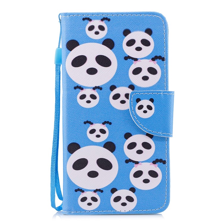 Pattern Printing PU Leather Stand Cell Phone Case for Huawei Mate 10 - Panda-1