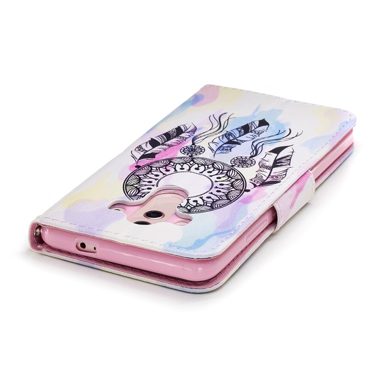 Pattern Printing Magnetic Leather Stand Case for Huawei Mate 10 Pro - Dream Catcher-5