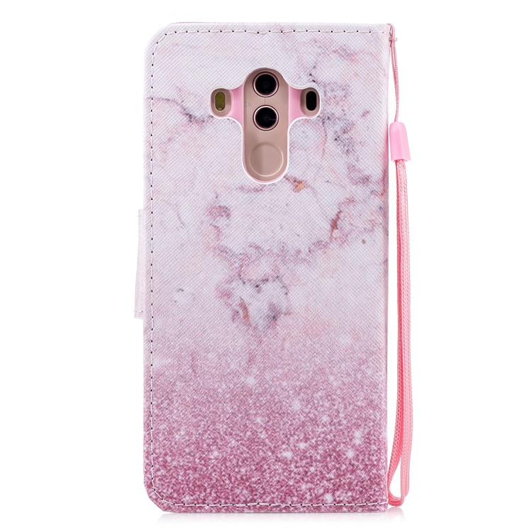 Pattern Printing Cell Phone Leather Wallet Case for Huawei Mate 10 Pro - Colorized Pattern-2