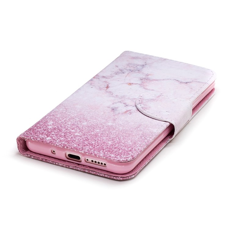 Pattern Printing Cell Phone Leather Wallet Case for Huawei Mate 10 Pro - Colorized Pattern-4