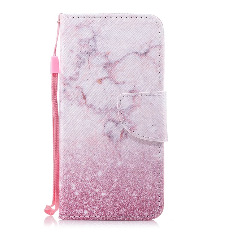 Pattern Printing Leather Card Holder Case for Huawei Y6 Pro (2017) / Enjoy 7 / P9 lite mini - Colorized Pattern-1