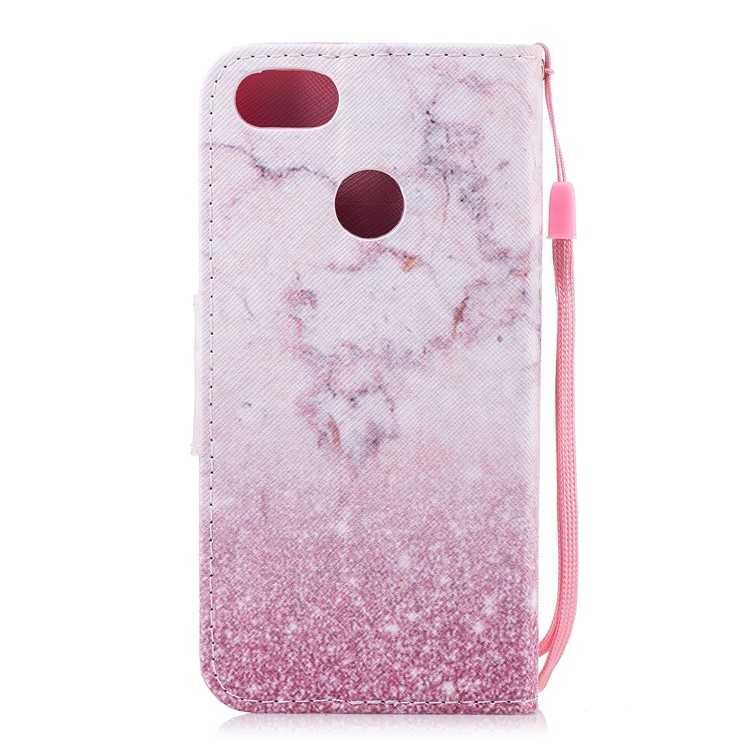 Pattern Printing Leather Card Holder Case for Huawei Y6 Pro (2017) / Enjoy 7 / P9 lite mini - Colorized Pattern-2