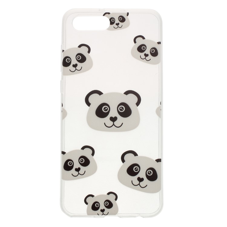 Patterned TPU Soft Back Case for Huawei Honor V10/View 10 - Pandas-1