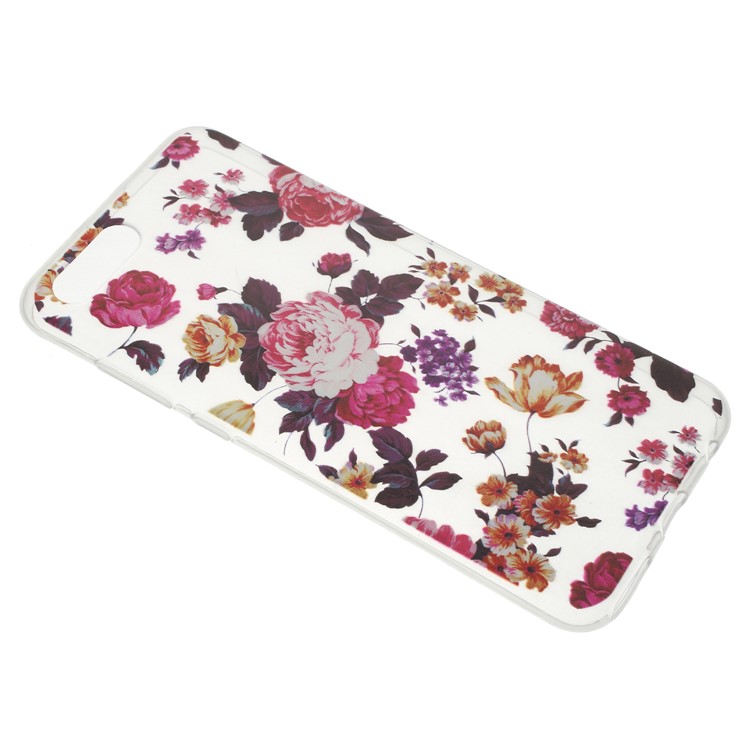 Patterned TPU Soft Mobile Phone Cover for Huawei Honor V10/View 10 - Flowers-2