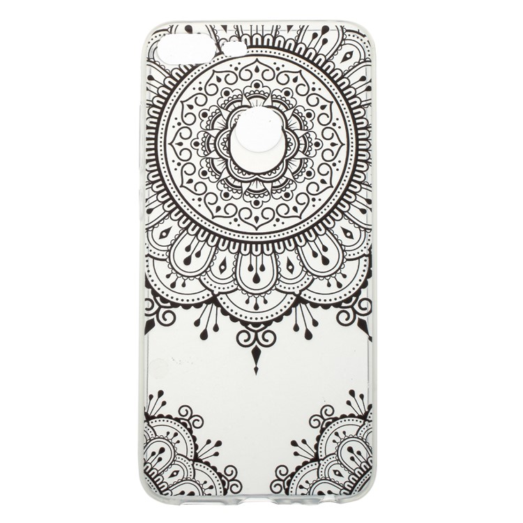 Pattern Printing Soft TPU Case for Huawei Honor 9 Lite / 9 Youth Edition - Lace Flower-1