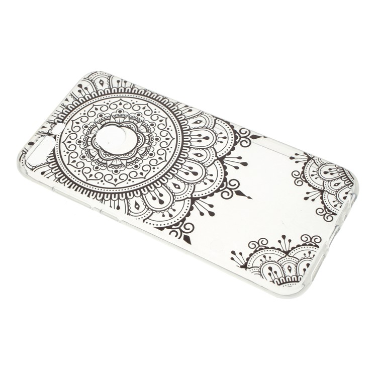 Pattern Printing Soft TPU Case for Huawei Honor 9 Lite / 9 Youth Edition - Lace Flower-2