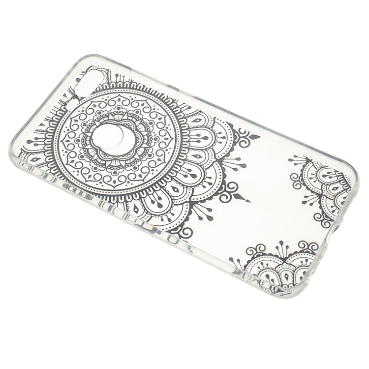 Pattern Printing Soft TPU Case for Huawei Honor 9 Lite / 9 Youth Edition - Lace Flower-3