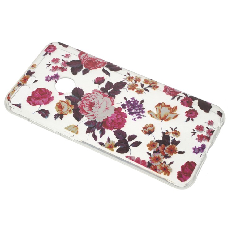 Pattern Printing Soft TPU Mobile Phone Cover for Huawei Honor 9 Lite / 9 Youth Edition - Blooming Flowers-2