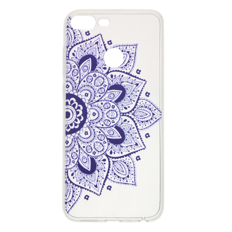 Pattern Printing Soft TPU Mobile Phone Shell for Huawei Honor 9 Lite / 9 Youth Edition - Mandala Flower-1