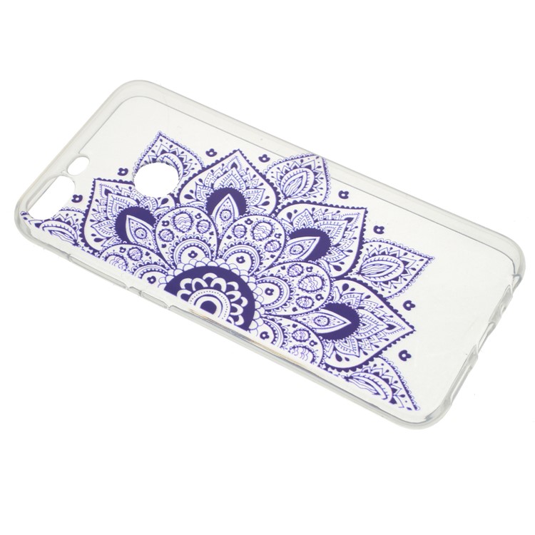 Pattern Printing Soft TPU Mobile Phone Shell for Huawei Honor 9 Lite / 9 Youth Edition - Mandala Flower-2