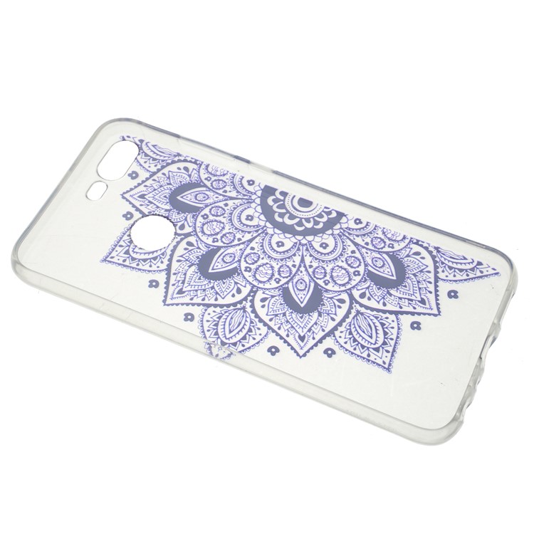 Pattern Printing Soft TPU Mobile Phone Shell for Huawei Honor 9 Lite / 9 Youth Edition - Mandala Flower-3