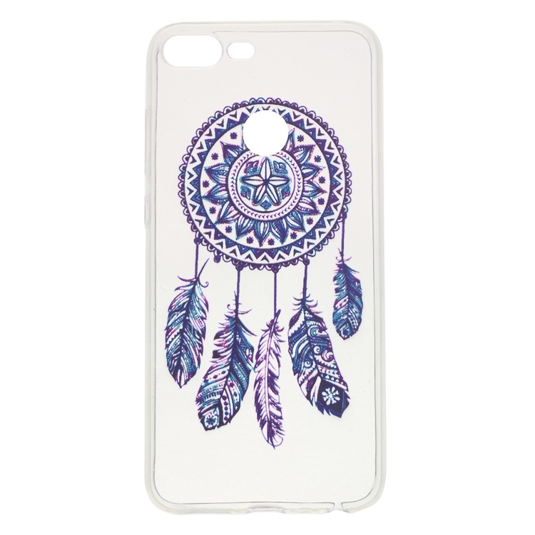 Pattern Printing Soft TPU Phone Casing for Huawei Honor 9 Lite / 9 Youth Edition - Dream Catcher-1