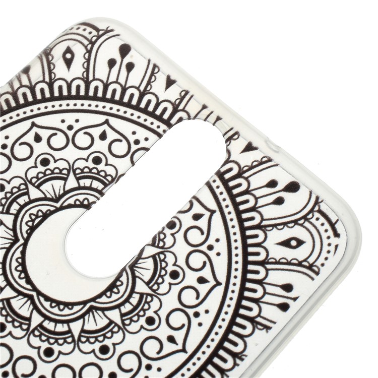 Pattern Printing Soft TPU Mobile Phone Case for Huawei Mate 10 Lite / nova 2i / Maimang 6 / Honor 9i (India) - Lace Flower-3