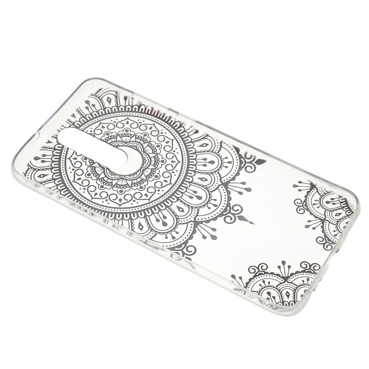 Pattern Printing Soft TPU Mobile Phone Case for Huawei Mate 10 Lite / nova 2i / Maimang 6 / Honor 9i (India) - Lace Flower-4