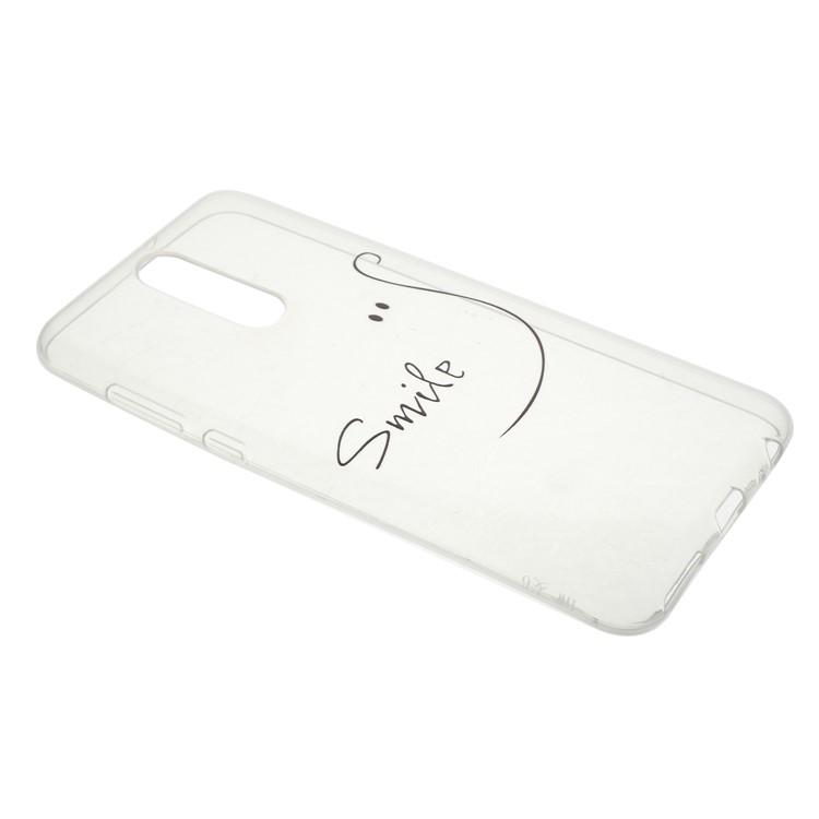 Pattern Printing Soft TPU Protector Phone Casing for Huawei Mate 10 Lite / nova 2i / Maimang 6 / Honor 9i (India) - Smile-2