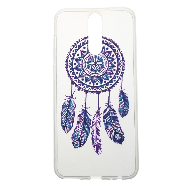 Pattern Printing Flexible TPU Phone Shell for Huawei Mate 10 Lite / nova 2i / Maimang 6 / Honor 9i (India) - Dream Catcher-1
